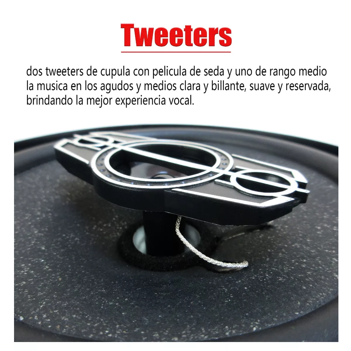 Set 2pcs Bocinas 6.5in Coaxial Para Carro Auto 4 Vías Car Audio