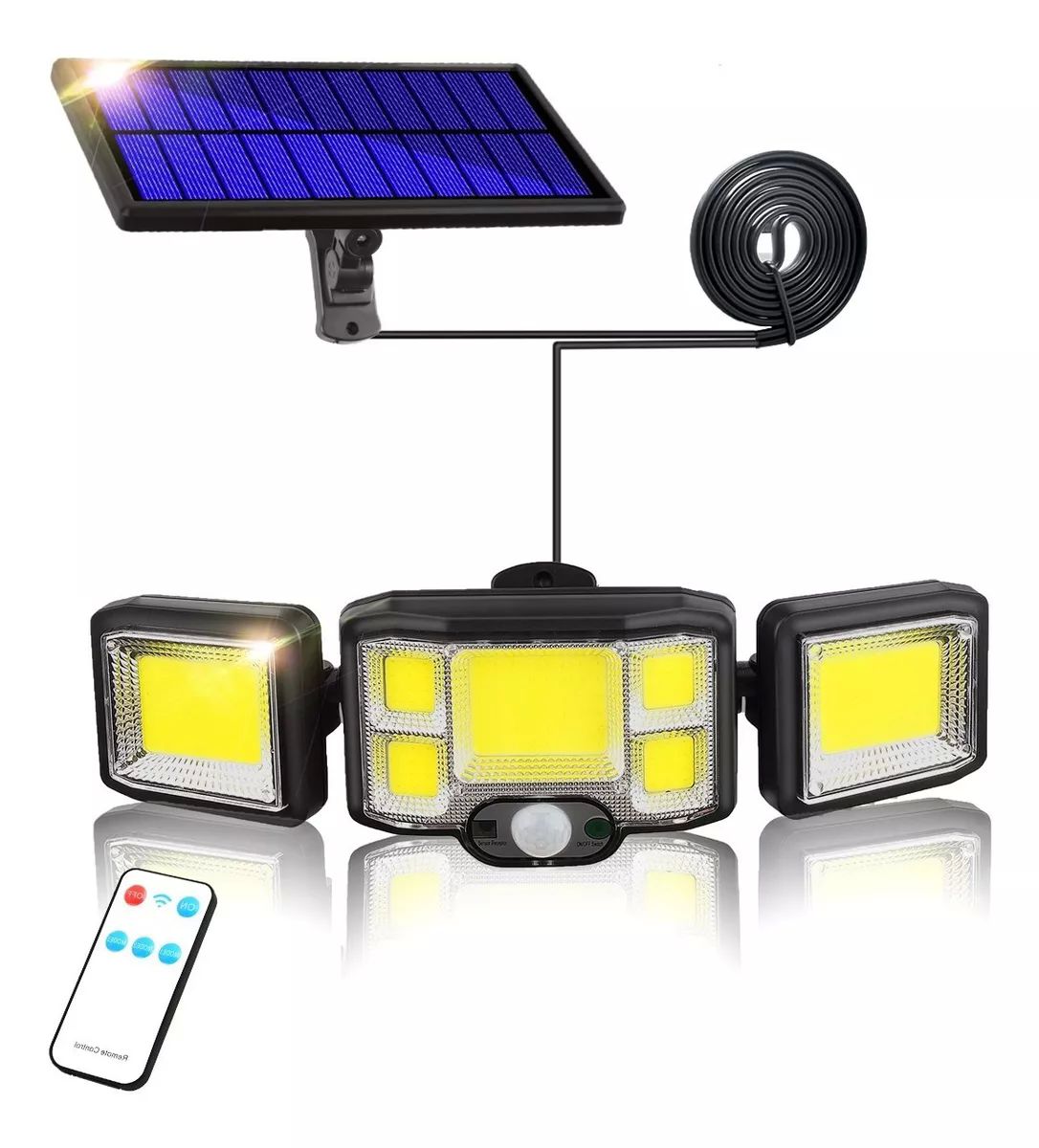 Lampara Solar Led de Pared  con Sensor ,para Jardines 180w