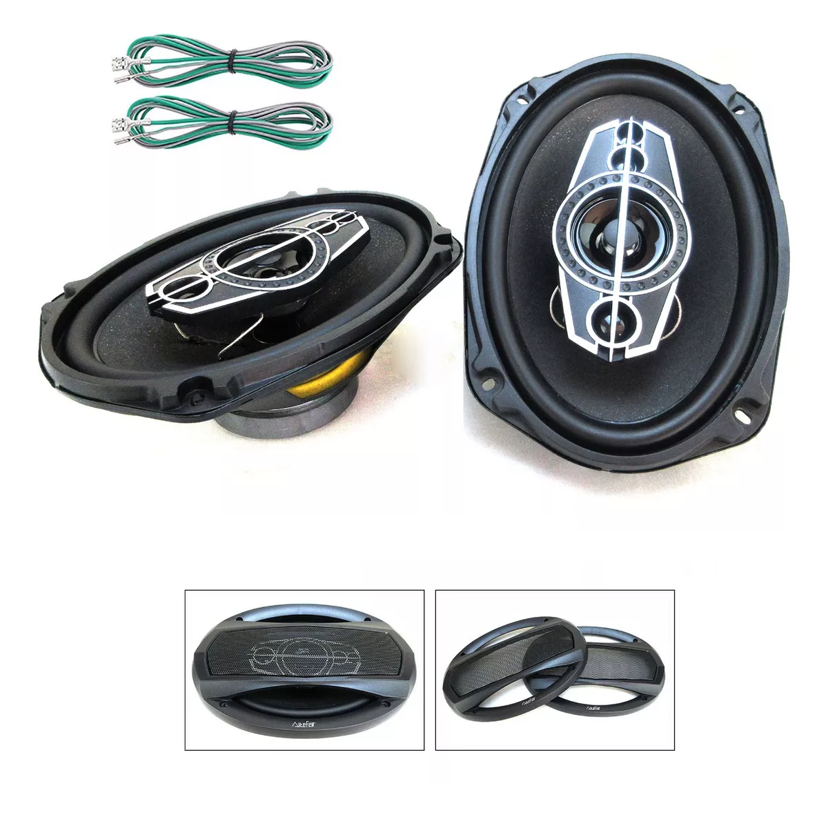 Set 2pcs Bocinas 6x9in Coaxial Para Carro Auto 5 Vías Car Audio