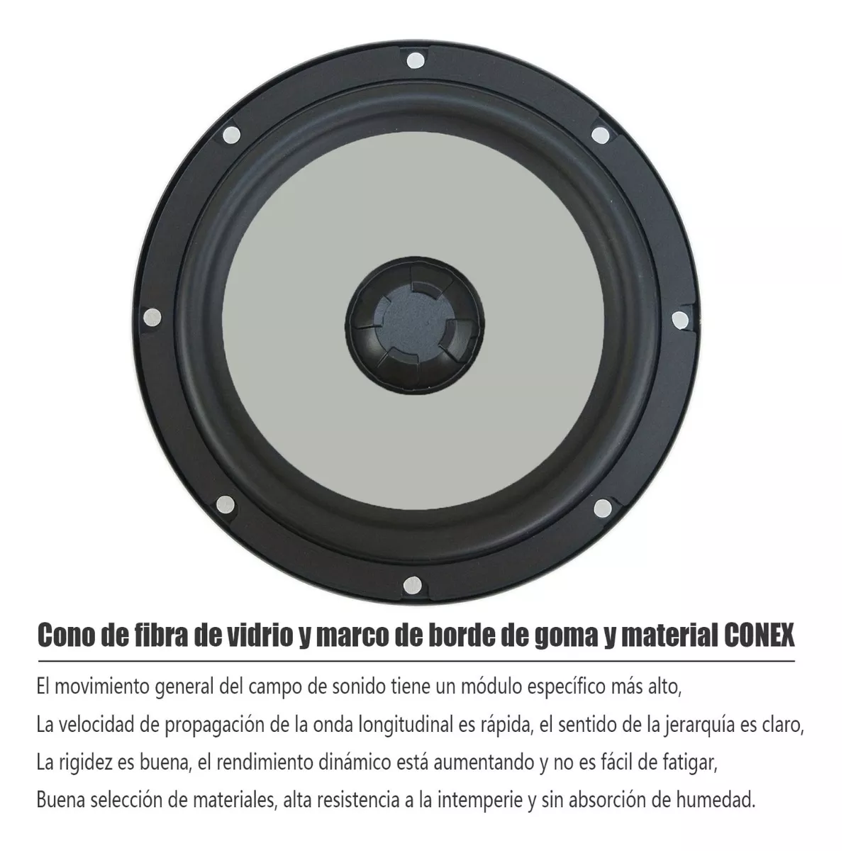 Set De Medios Bocinas 6.5 Subwoofer+tweeters Para Auto Audio