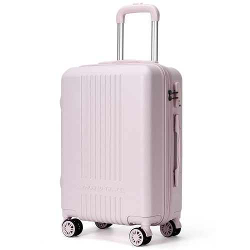  Elegante maleta de viaje Combo Trolley Bolsas con 3 Dial Lock  Seguridad y mango telescópico de aluminio, bolsa de equipaje de viaje,  Rosado : Ropa, Zapatos y Joyería