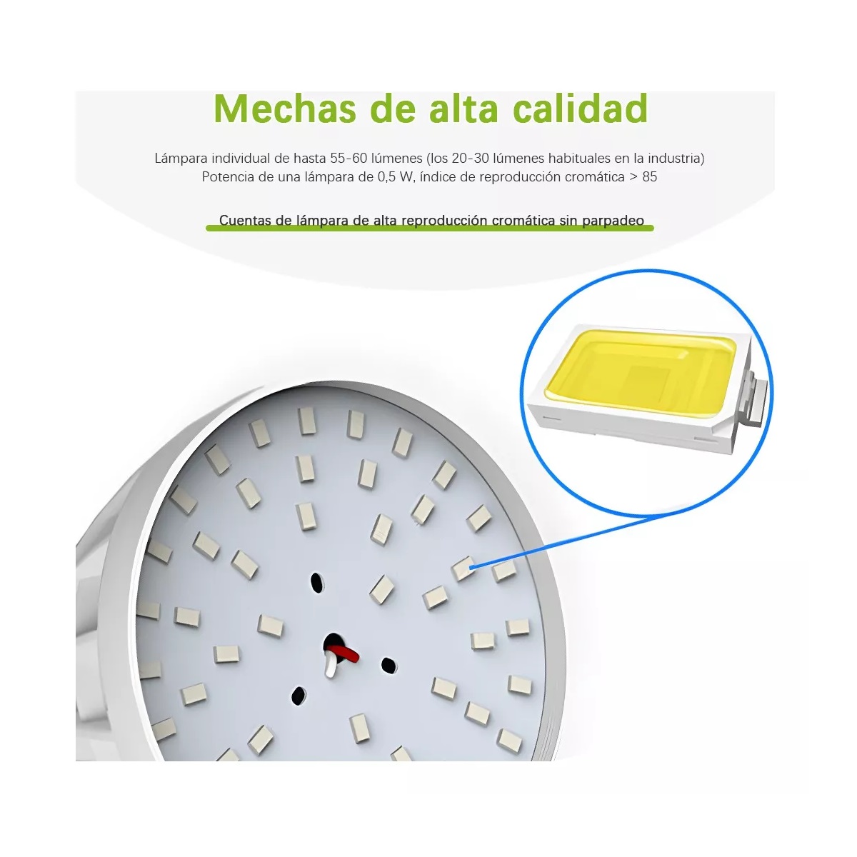 Set Focos Hogar Blanco Portatil Gancho Led Usb Recargables 10pzs
