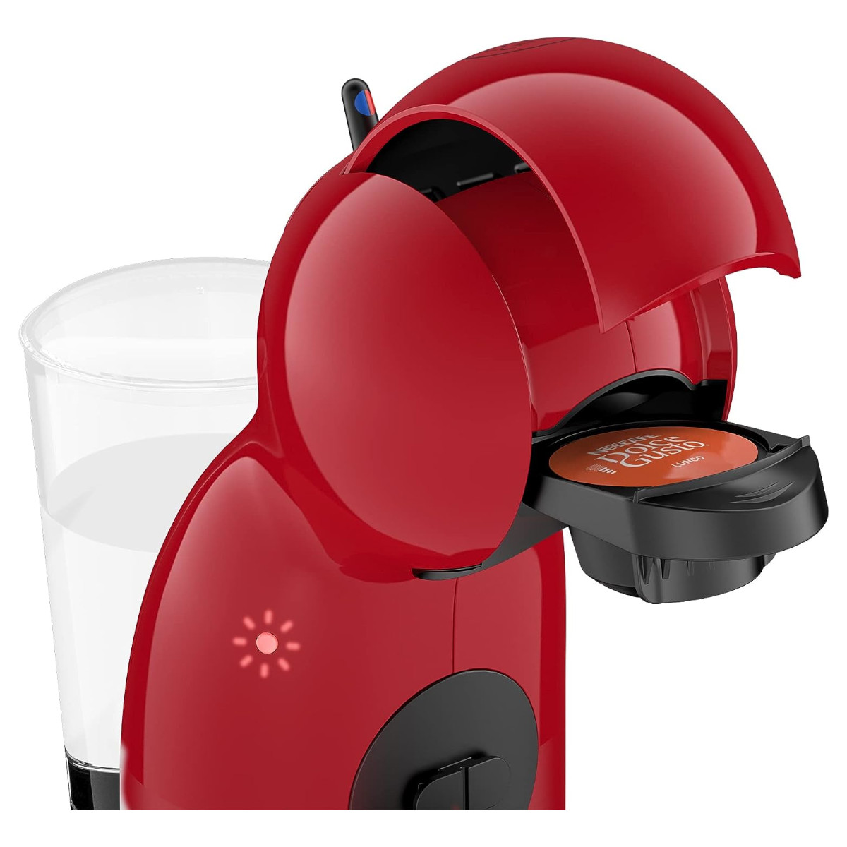 Cafetera Manual KRUPS Cápsulas Piccolo 850 ml KP1A05MX-ROJA