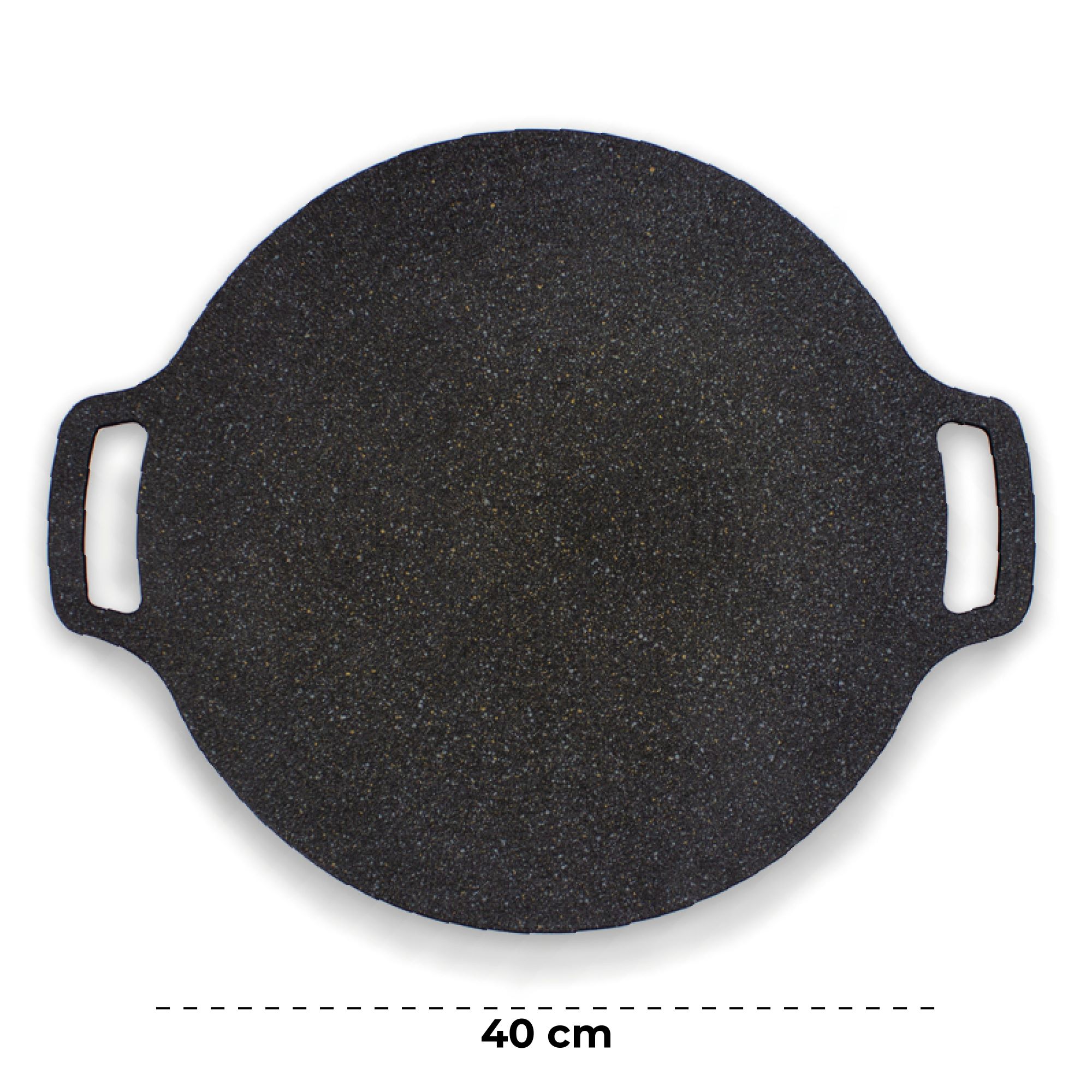 SET 1 COMAL MÁRMOL 40 CM Y BROCHA DE ACEITE