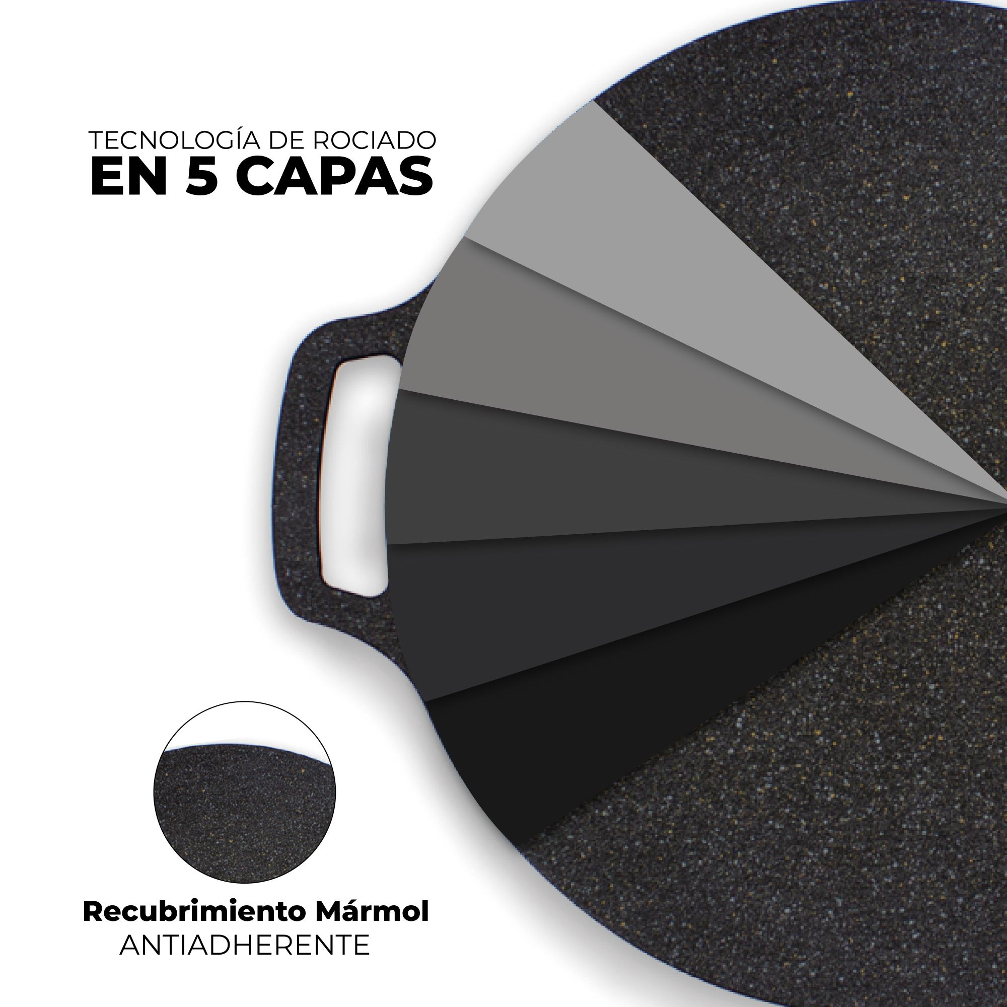 SET 1 COMAL MÁRMOL 40 CM Y BROCHA DE ACEITE