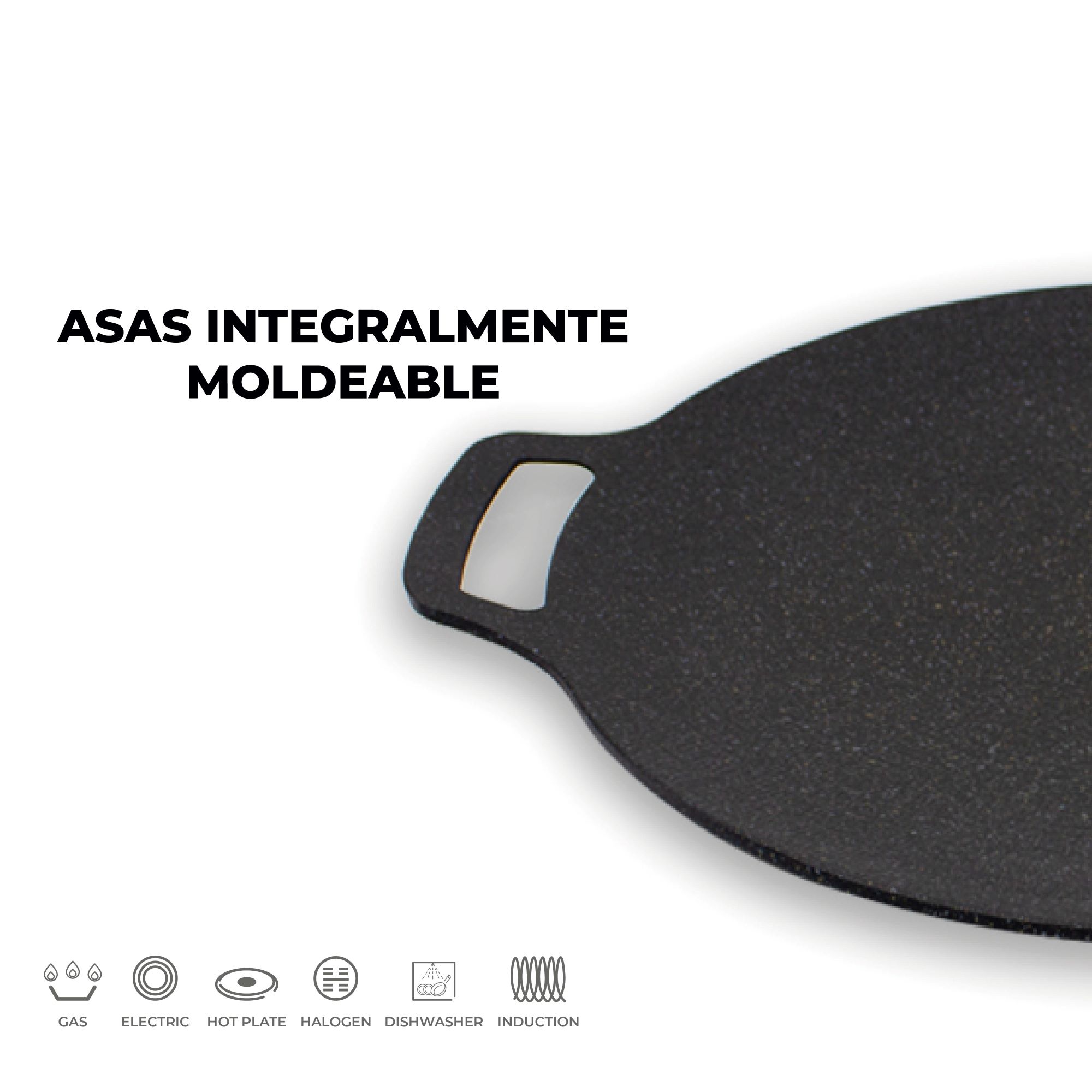 SET 1 COMAL MÁRMOL 40 CM Y BROCHA DE ACEITE