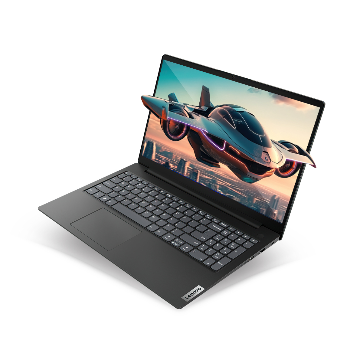 Laptop Lenovo V15 G4 amn amd Ryzen 5-7520U 8GB 512GB ssd 15.6Pulg fhd W11H pl Busimess Black