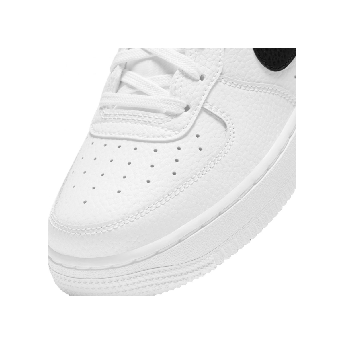 Tenis Casual Nike Air Force One 1 Blanco/ Negro Unisex CT3839-100