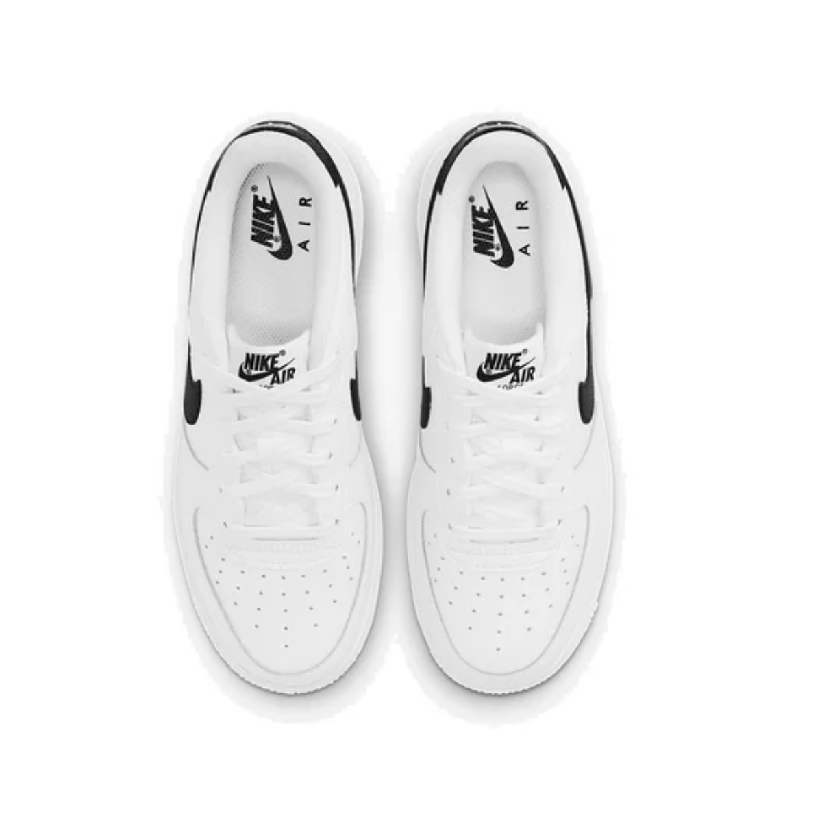 Tenis Casual Nike Air Force One 1 Blanco/ Negro Unisex CT3839-100