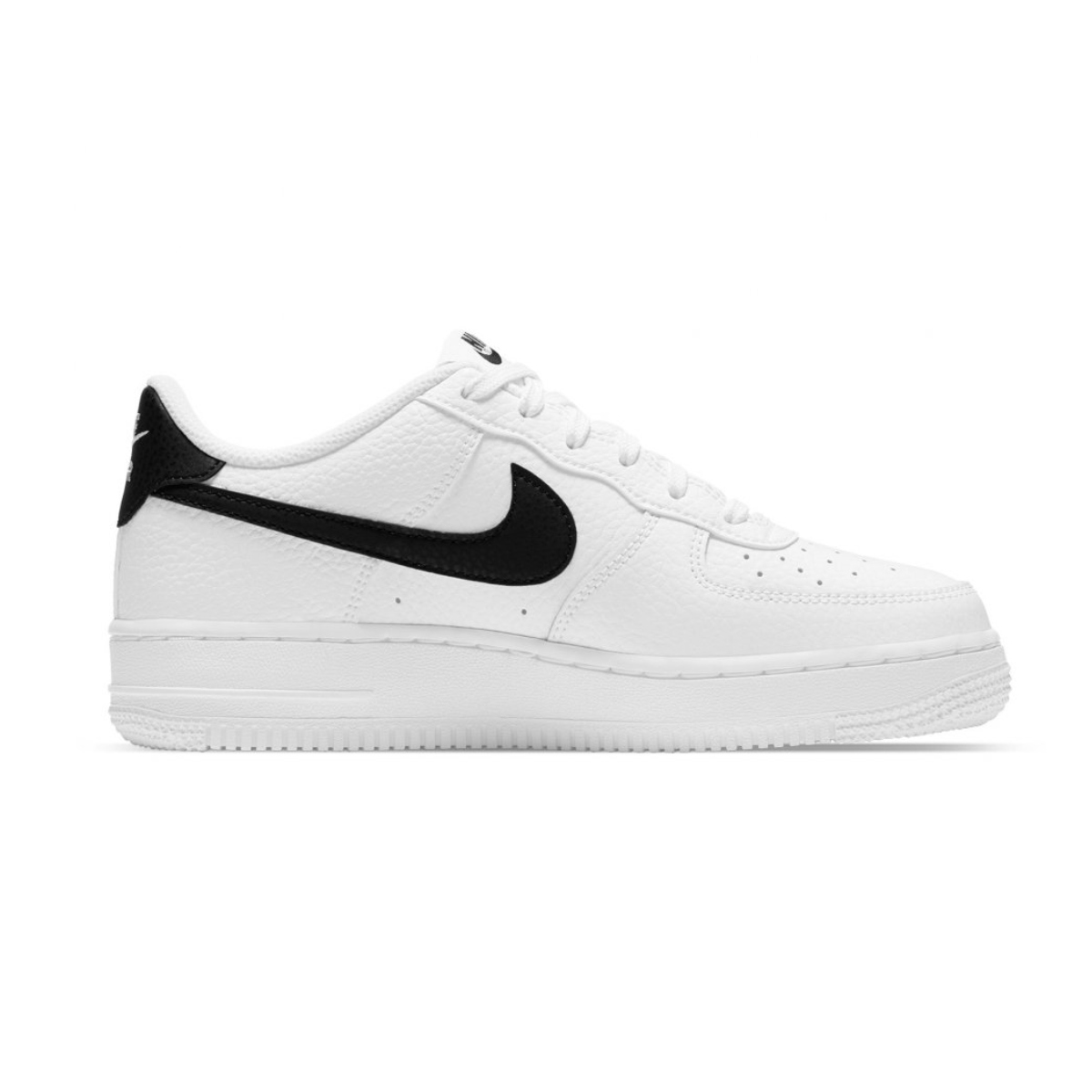 Tenis Casual Nike Air Force One 1 Blanco/ Negro Unisex CT3839-100