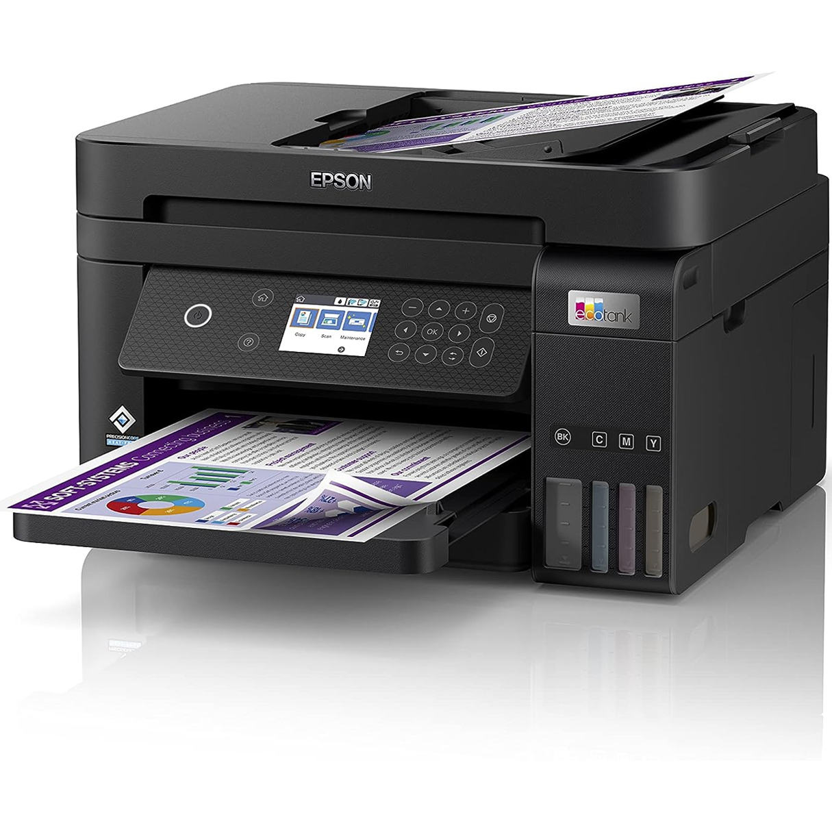 Multifuncional EPSON L6270 EcoTank Tinta Continua 5 Tintas T504 ADF Inlambrica RJ45