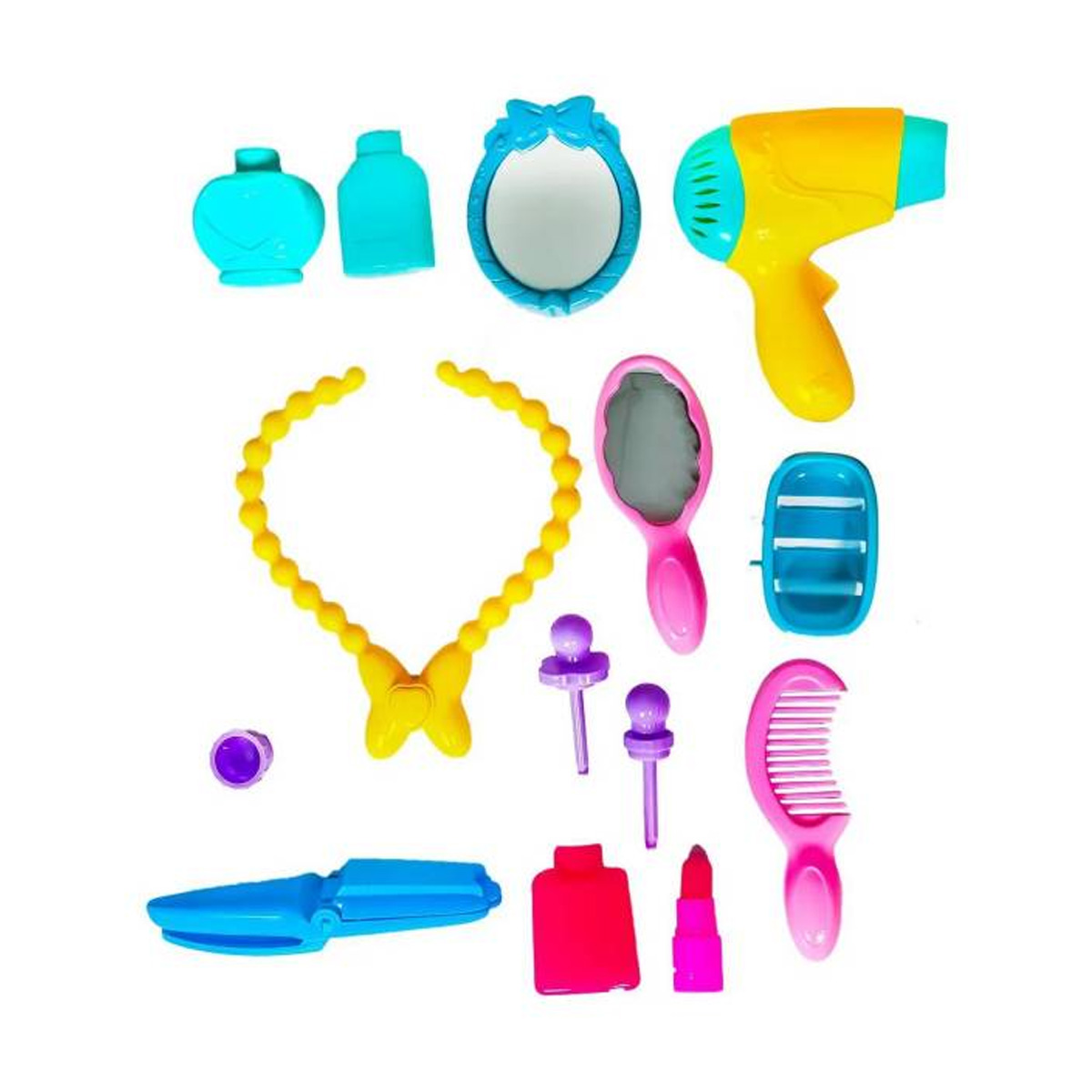 Maleta Juguete Portatil Infantil Salon Belleza Rosa