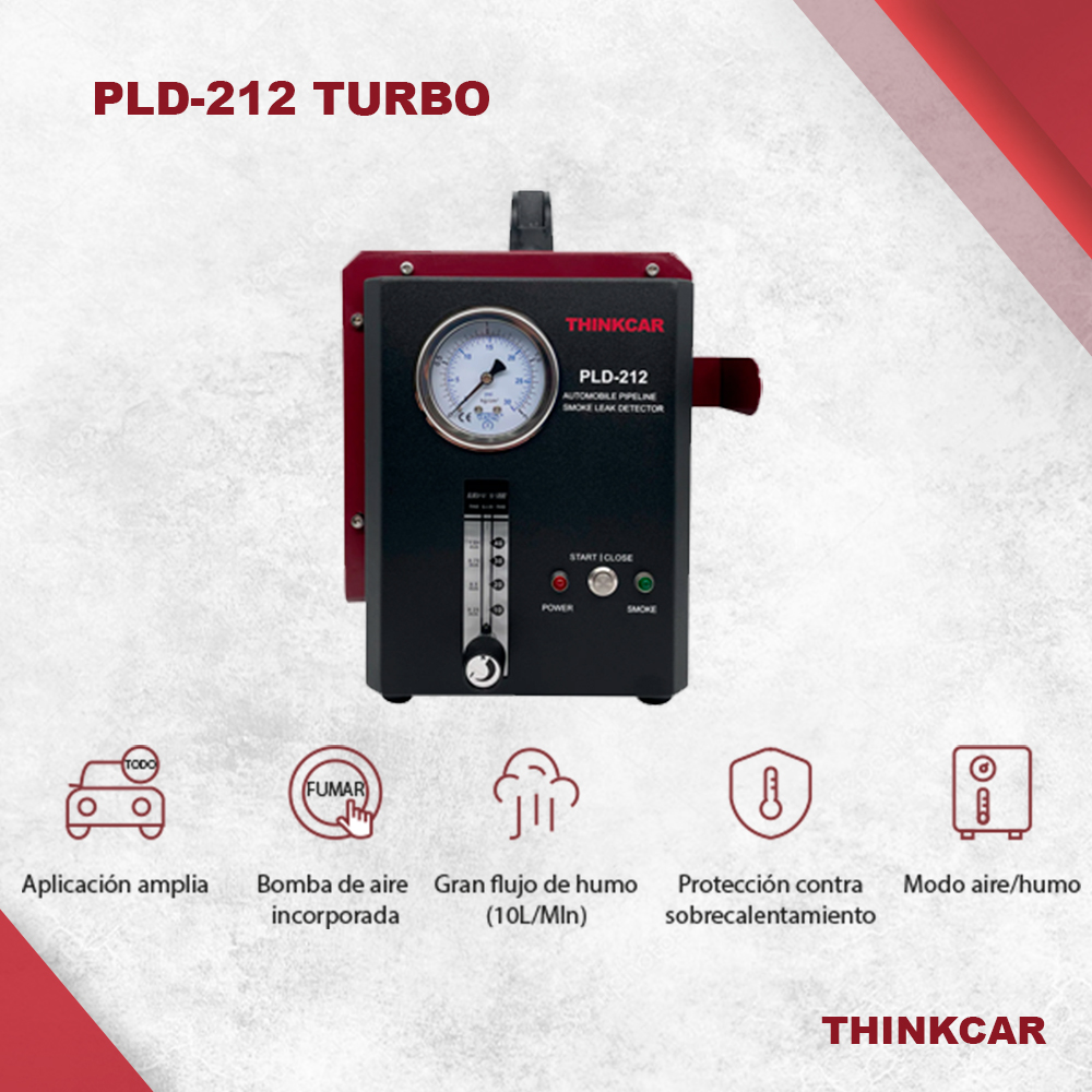 Máquina Automotriz Detector De Fugas - Thinkcar Pld212 Turbo