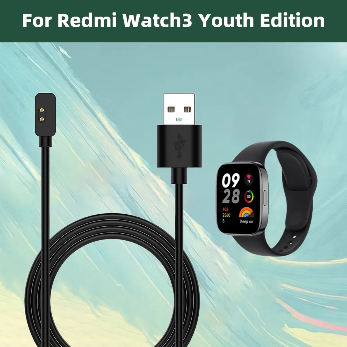Cargador Magnètico USB para Reloj Inteligente Compatible Con Redmi