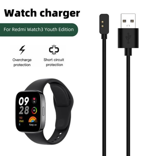 Smartwatch Cargador magnético Reloj Cable de carga Cargador USB para Redmi  Watch3