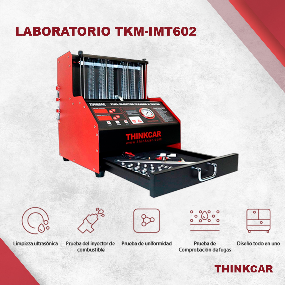 Laboratorio Limpiador 6 Inyectores Thinkcar