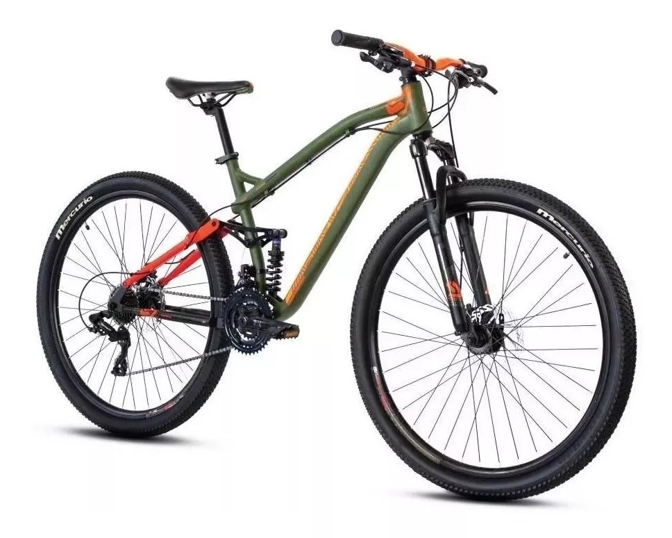 Bicicleta Mercurio Expert Rodada 29 DH 21 Vel Verde