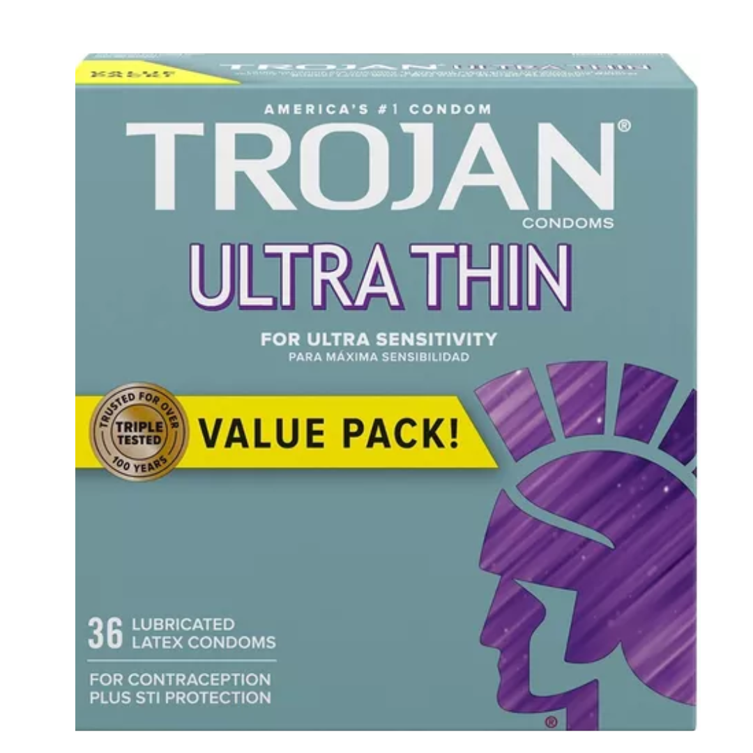 Trojan Ultra Thin For Ultra Sensitivity 36 condones