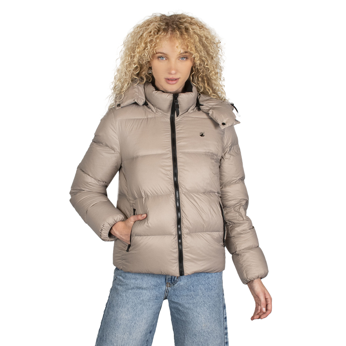 Chamarra Mujer Greenlander Pluma Ligera Pol8833