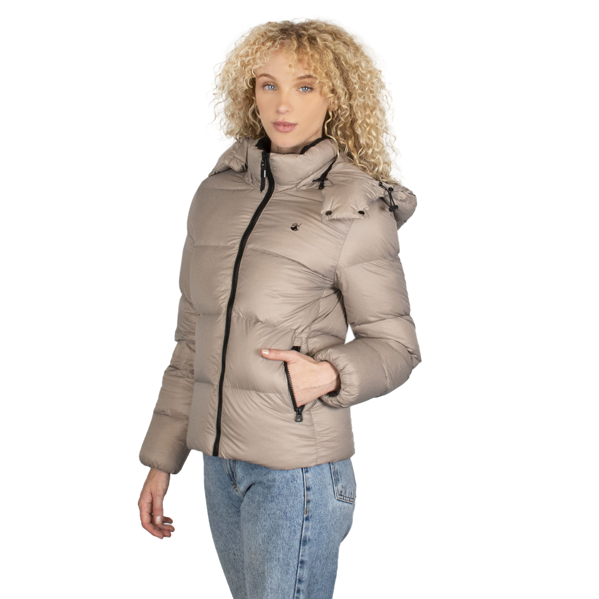 Chamarra Mujer Greenlander Pluma Ligera Pol8833