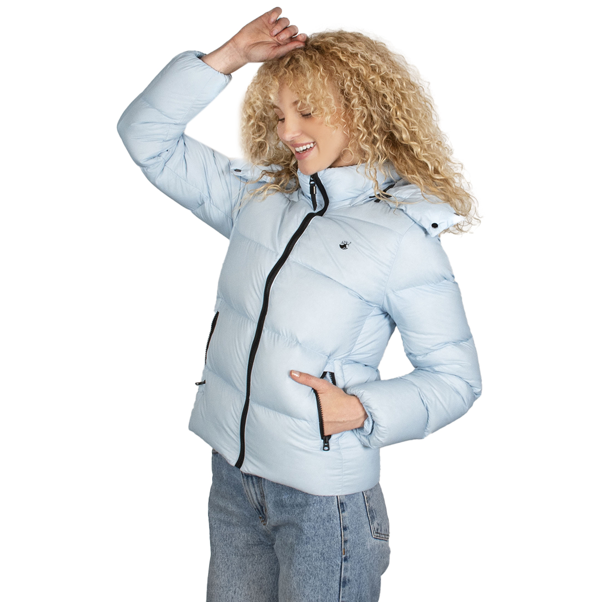Chamarra Mujer Greenlander Pluma Ligera Pol8833