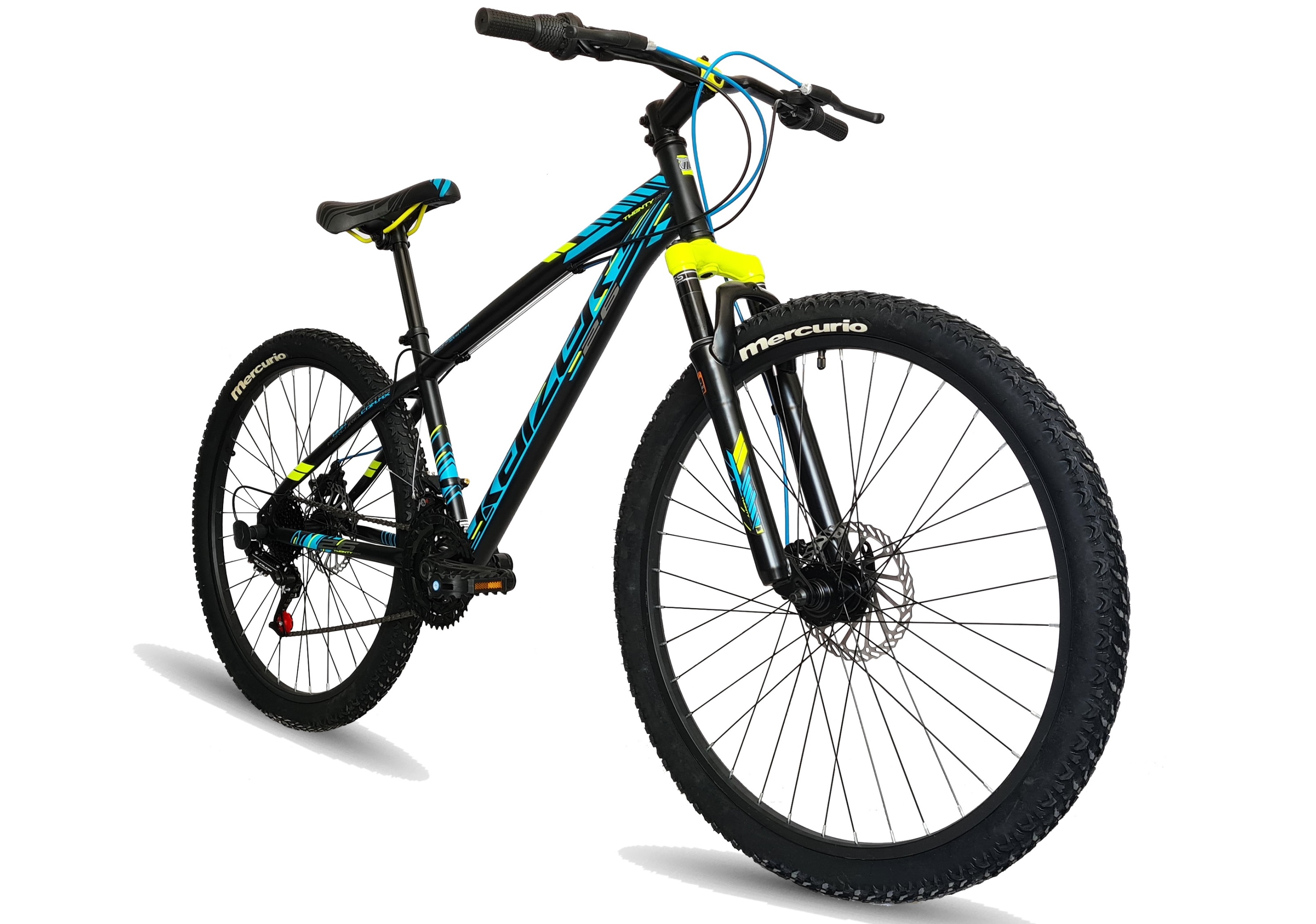 Bicicleta Mercurio Kaizer Rodada 26 Suspensión 21 Velocidades Azul