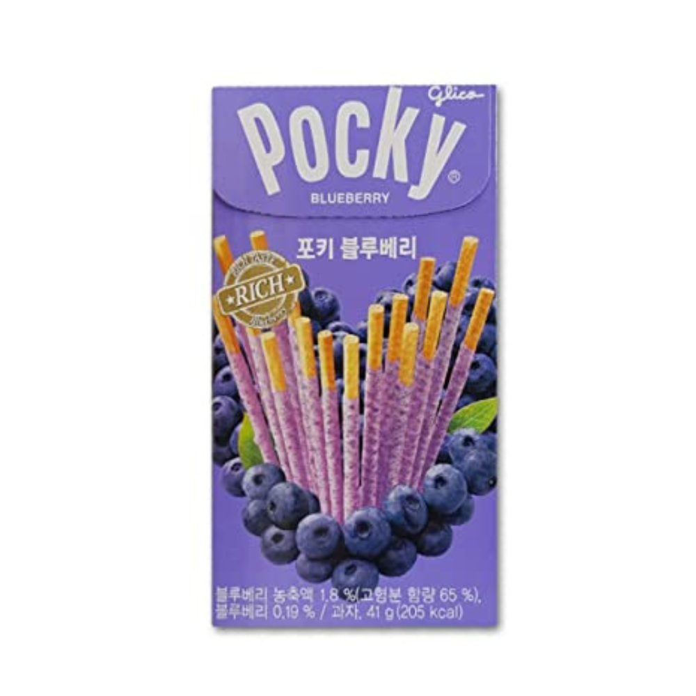 Pack premium pocky blueberry y chocolate