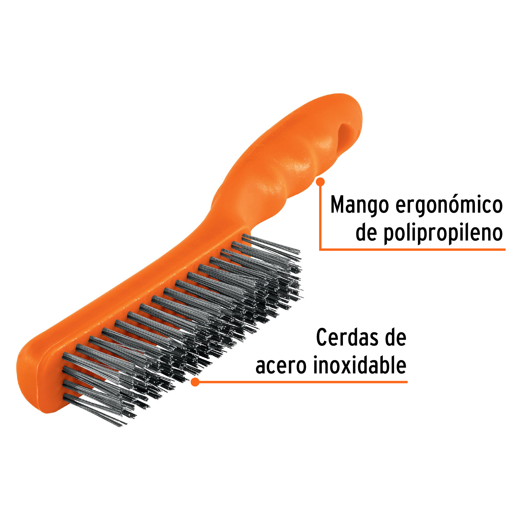 Cepillo De Copa De Alambre De 2 Pulg. Con Vástago De 1/4 Pulg