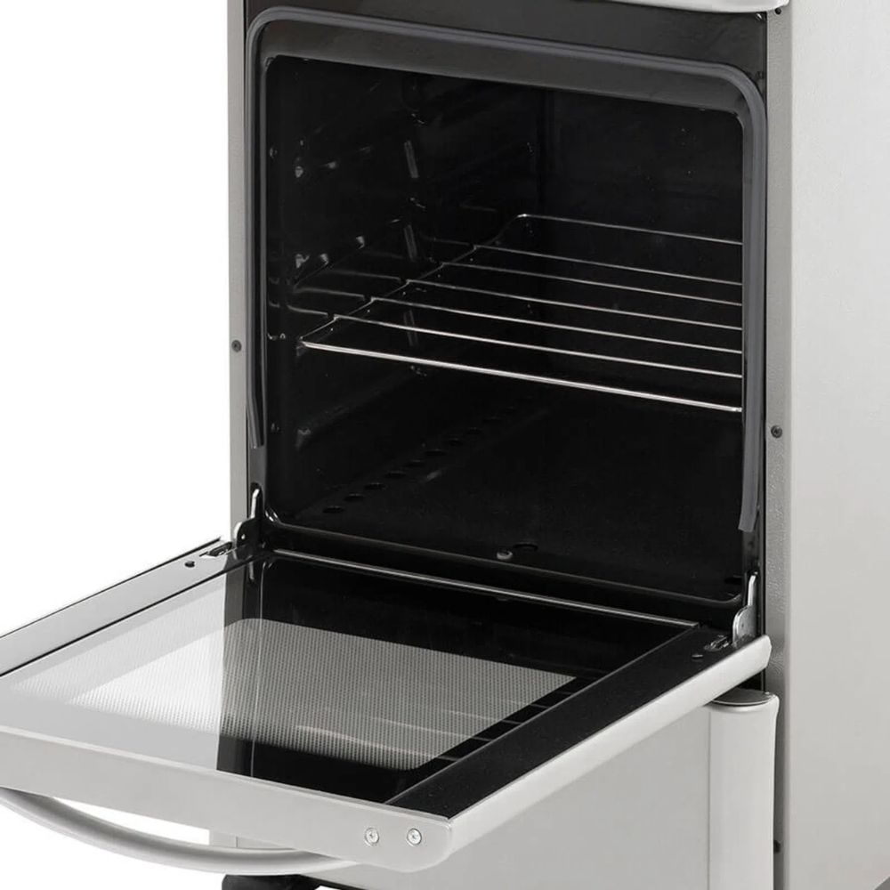 Estufa Acros de Gas de Piso 20 Pulgadas Enc Manual 4 Quemadores Plata 