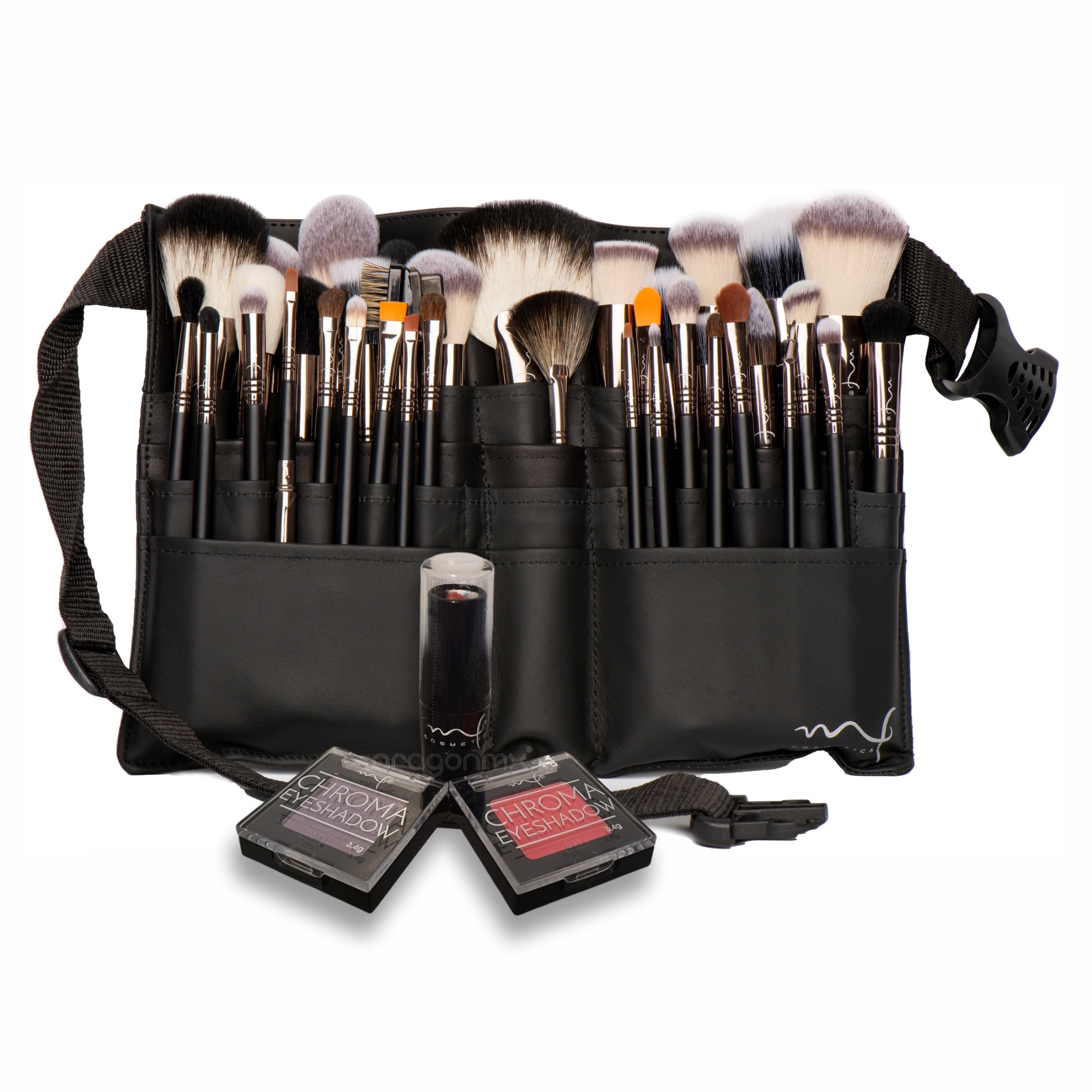 Set de 39 Brochas PROFESIONALES para Maquillaje Marifer Linea Onix Plus aragonmx