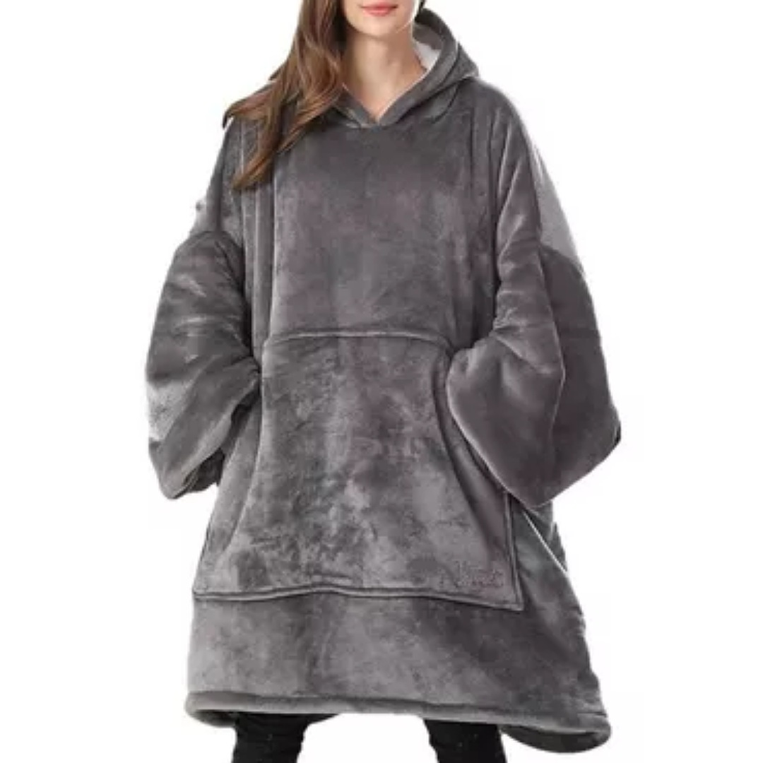 Sudadera Cobija Hoodie Con Capuch Afelpada Calientita Suave Unitalla 