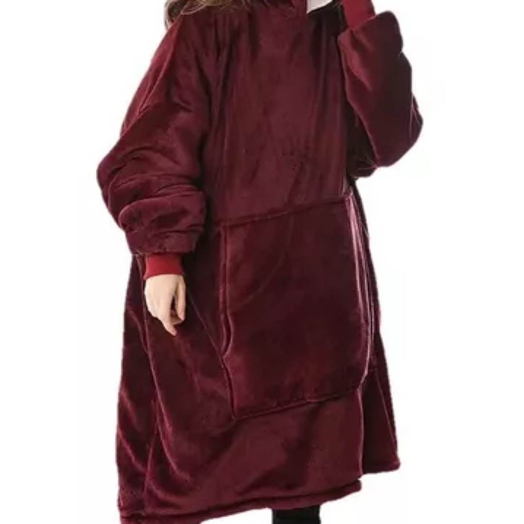 Sudadera Cobija Hoodie Con Capuch Afelpada Calientita Suave Unitalla 