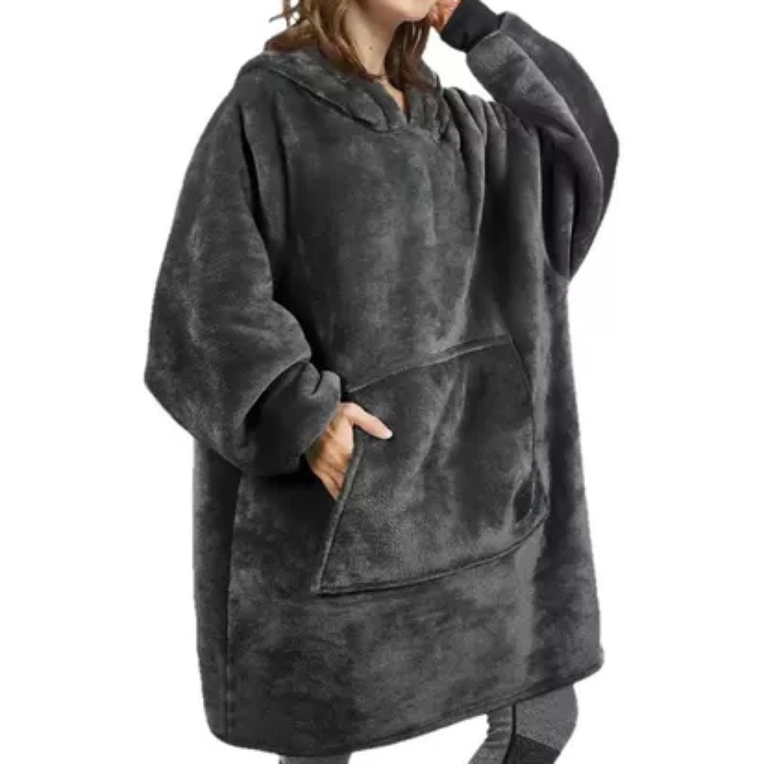 Sudadera Cobija Hoodie Con Capuch Afelpada Calientita Suave Unitalla 