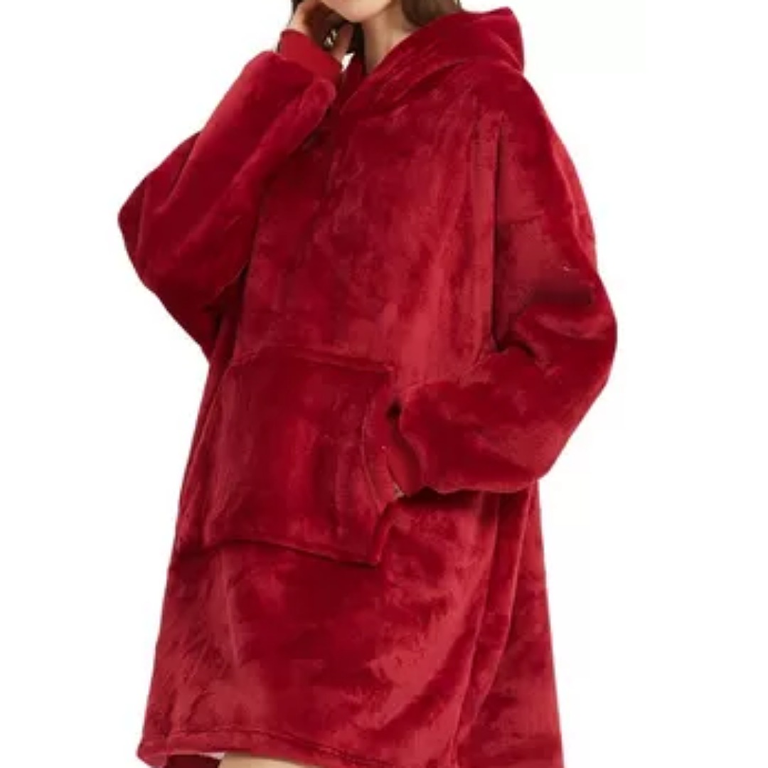 Sudadera Cobija Hoodie Con Capuch Afelpada Calientita Suave Unitalla 
