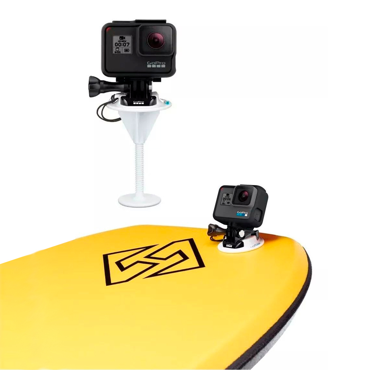Montura Gopro para Tabla Bodyboard O Surf Soft Abbrd-001 Orig
