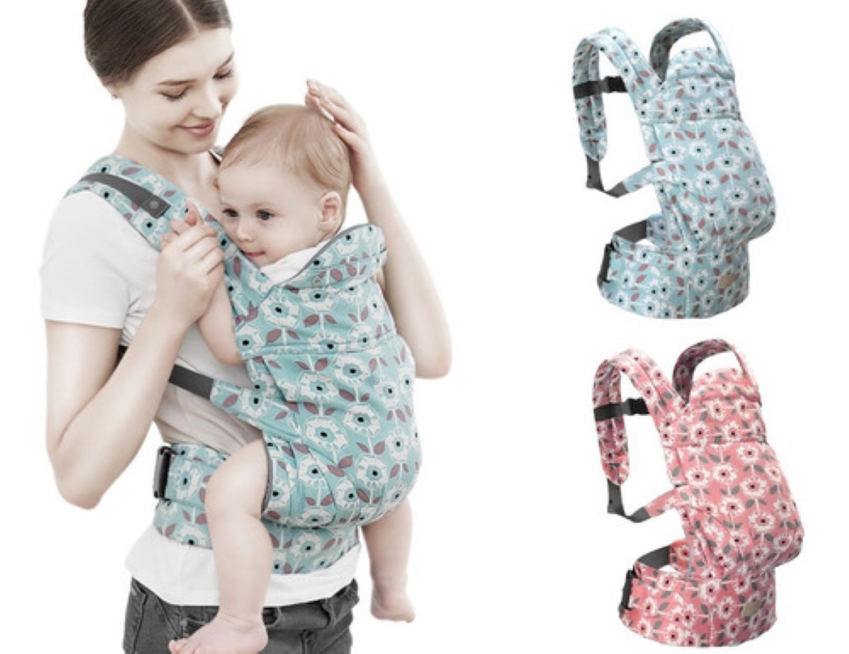 Canguro Bebé Eonómica Mochila Portabebés 3-48mes Azul