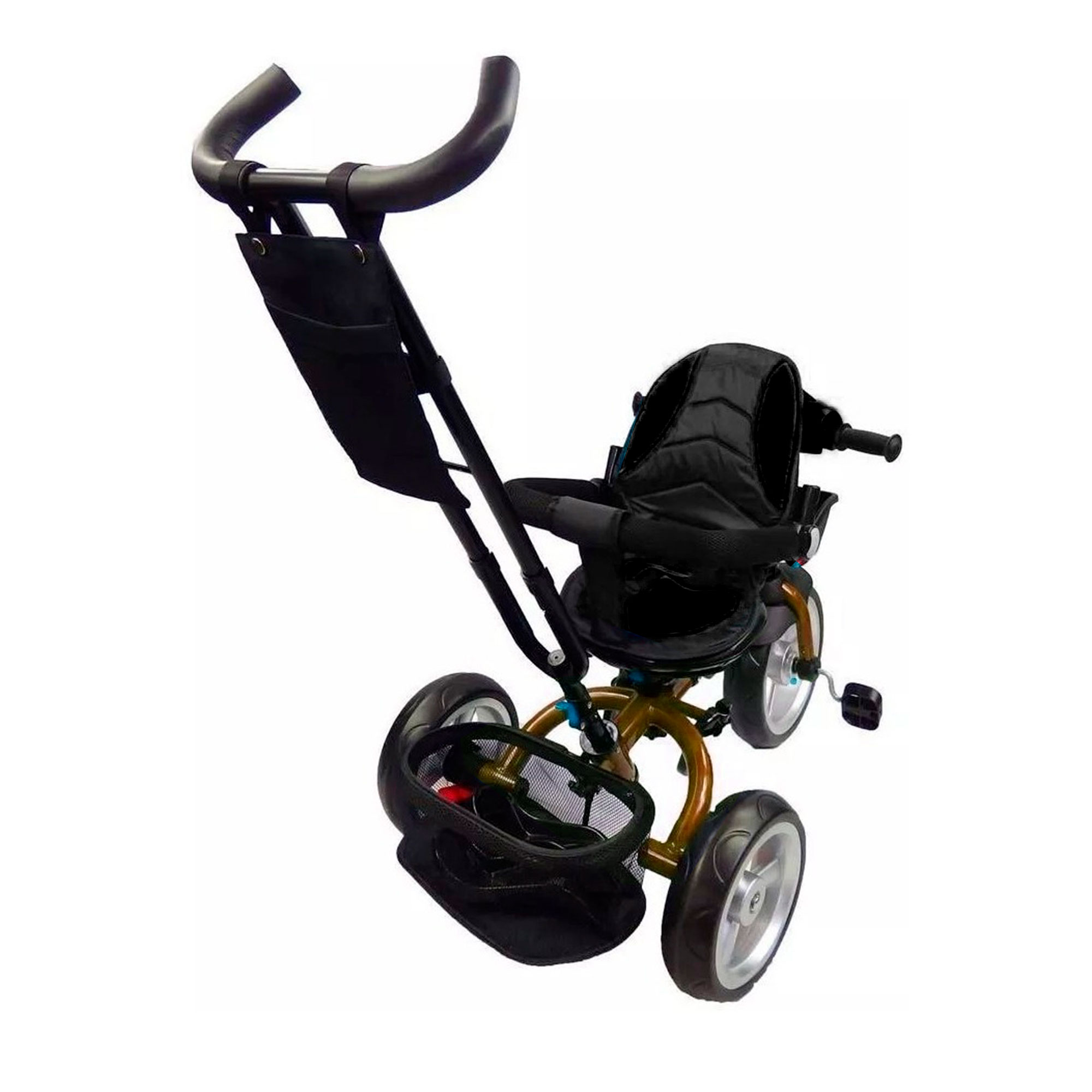 Triciclo para Bebe Evolutivo Noni Angelin 360 Grados 3041-X Negro