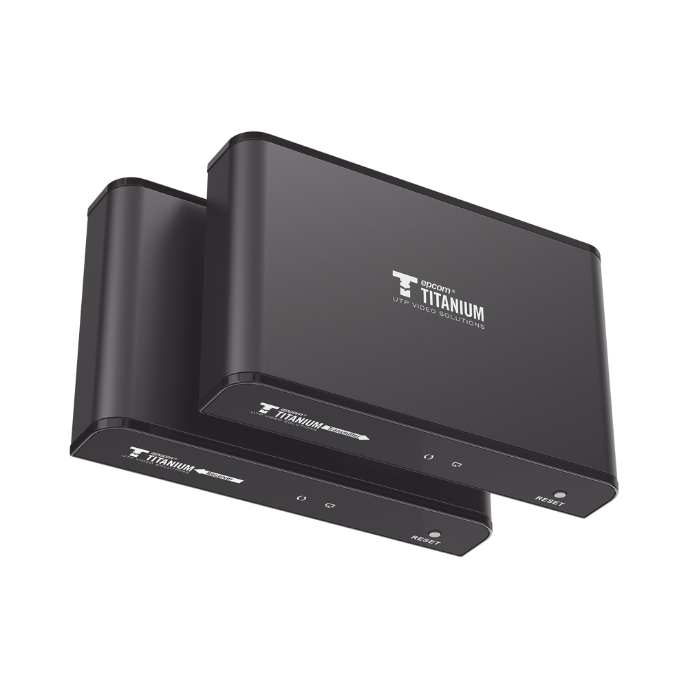 Kit Extensor HDMI EPCOM TITANIUM TT-383-PRO-4.0 para distancias de 120 metros Resolución 1080P .