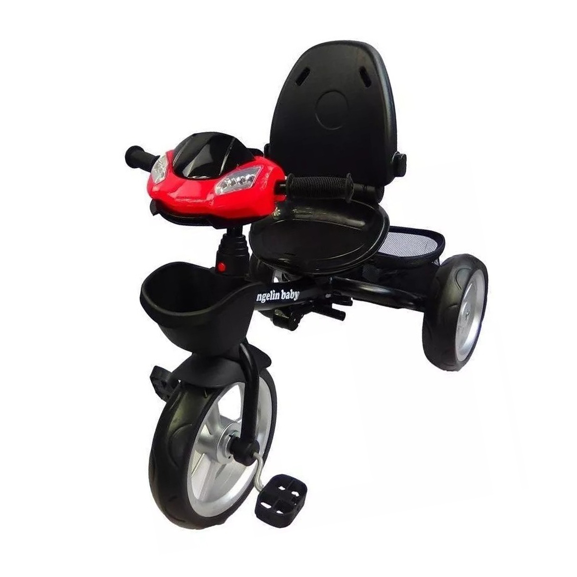 Triciclo para Bebe Evolutivo Noni Angelin 360 Grados 3041-X Rojo