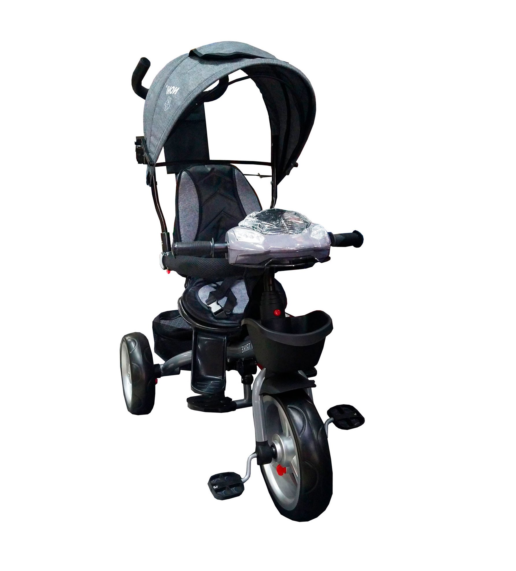 Triciclo para Bebe Evolutivo Noni Angelin 360 Grados 3041-X Gris