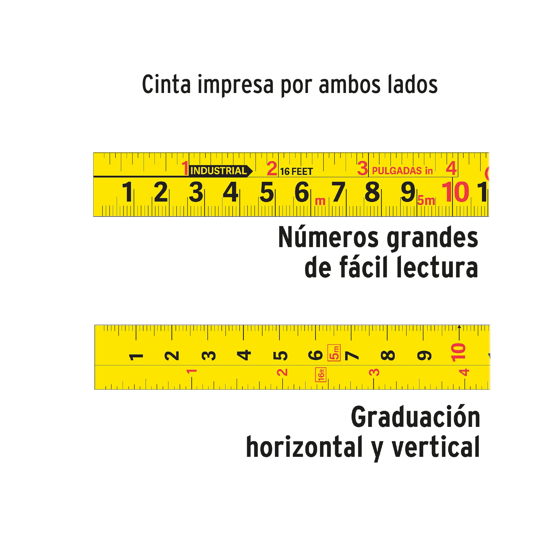 Cinta Metrica 5M Auto-Lock Contra Impacto 10747 Truper – Mundo