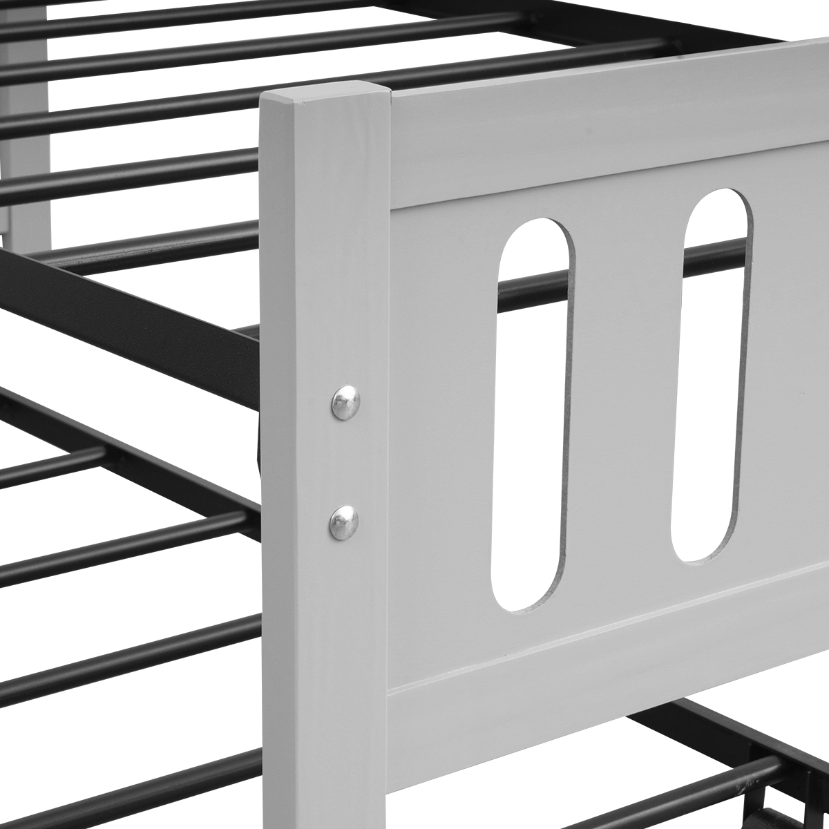  Cama Doble Individual Cherokee | Cama Baja Deslizable Con Ruedas.