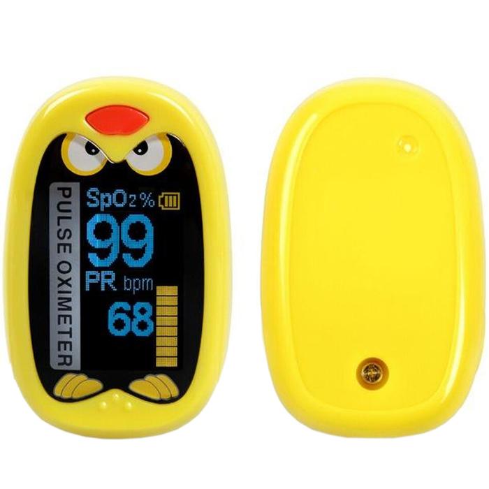 Oxímetro para bebes MXOKP-001-27 1Pza Amarillo Rango de Medición 70porciento -99porciento Spo2 30 a 240BPM mas menos 2BPM o mas menos 2porciento PR, OxiKid Pro