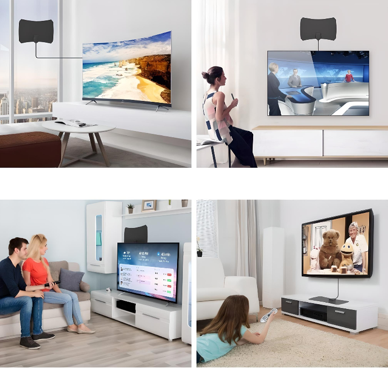 Antena De Tv Digital Para Interiores Antena Hdtv 4k 1080p