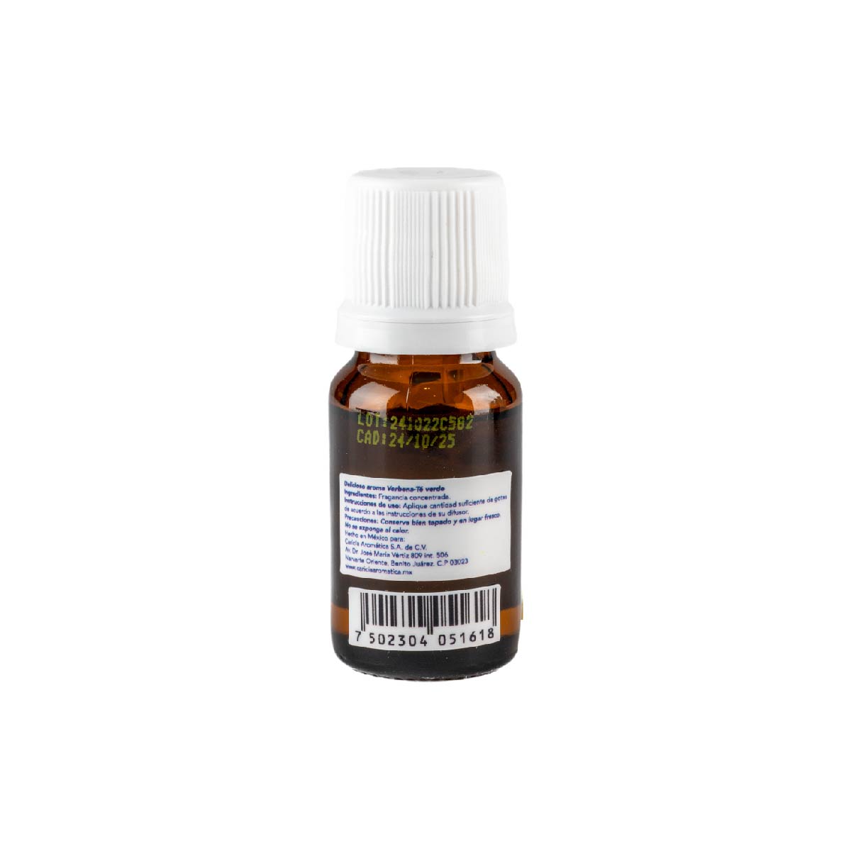 Caricia Aromática Aceite Puro de Verbena y Te Verde 10ml