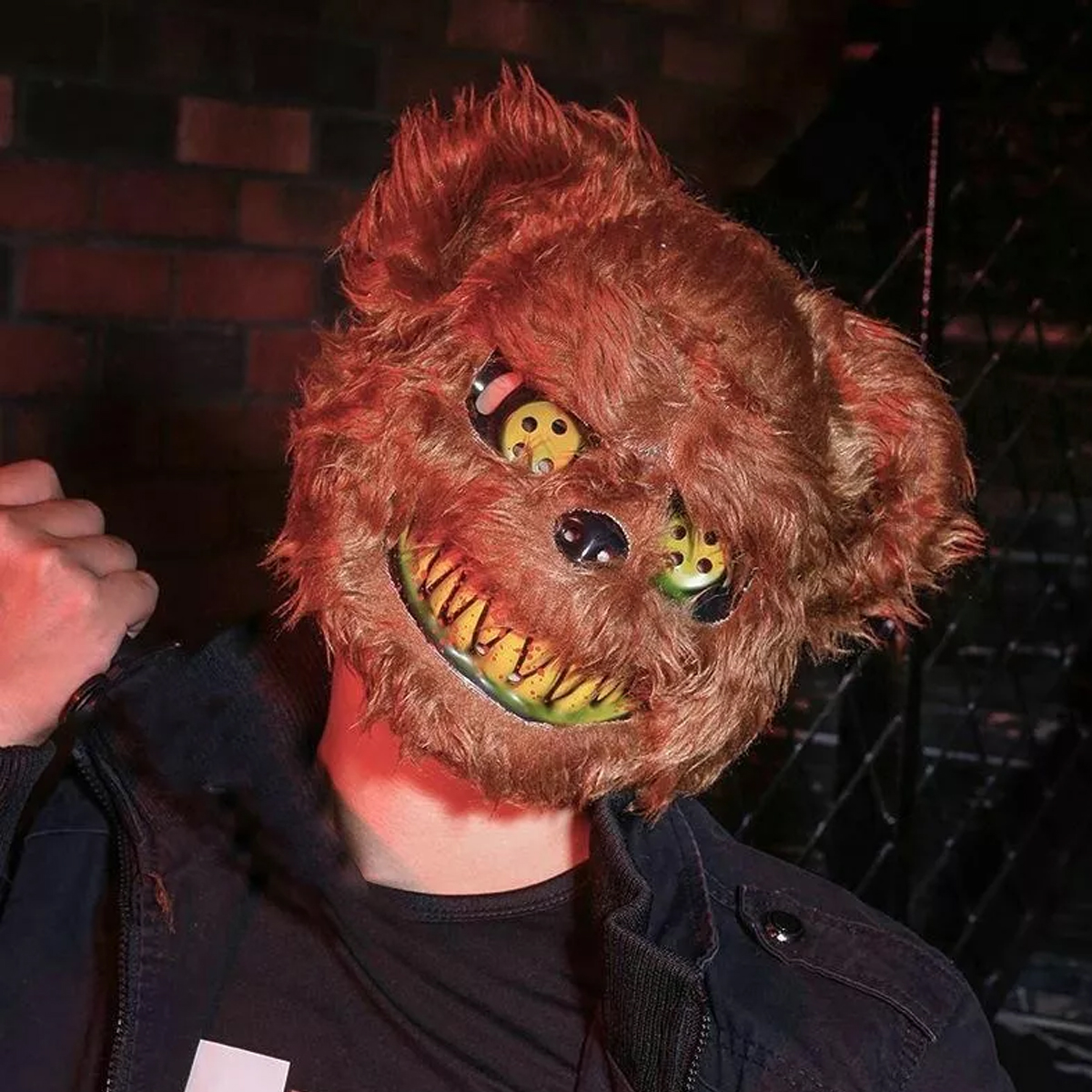 Máscaras Conejo U Oso Sangriento Disfraz Pareja Halloween