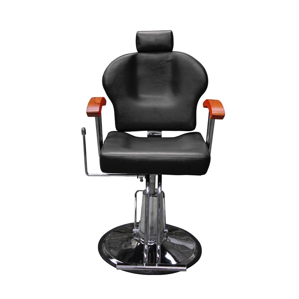 Silla Estética Reclinable Barbería Salón Siena Negra