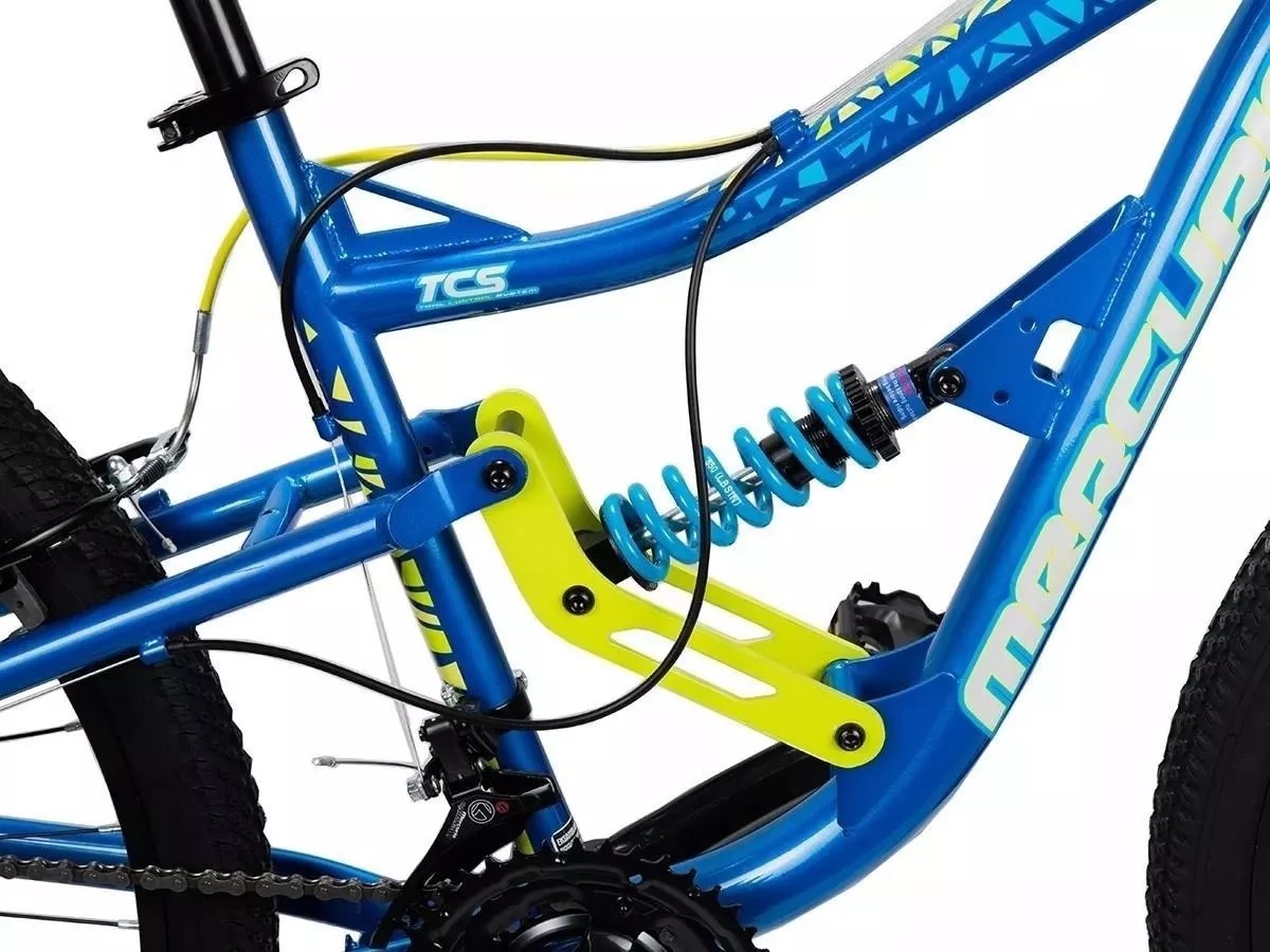 Bicicleta Mercurio Kaizer Doble Suspension 21 Vel Rodada 29 Azul