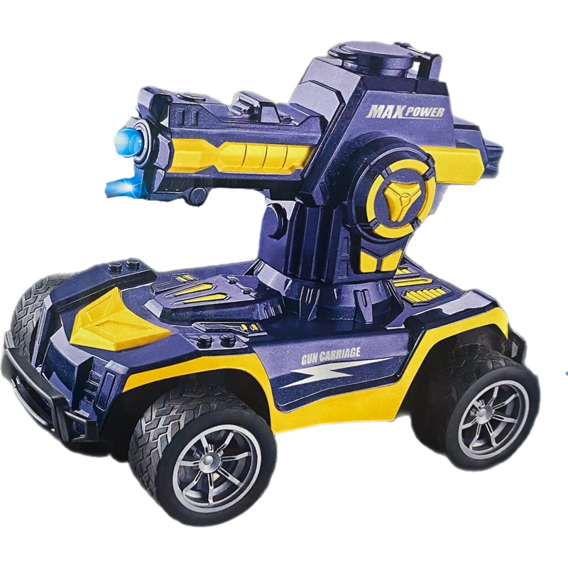 Carro Tanque A Control Remoto Lanza Hidrogel Luz Recargable