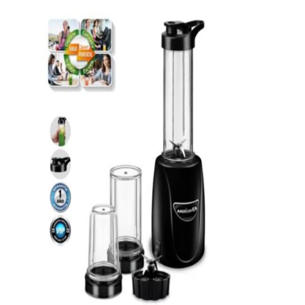 Procesador American 4911 Vaso Sport Color Negro.
